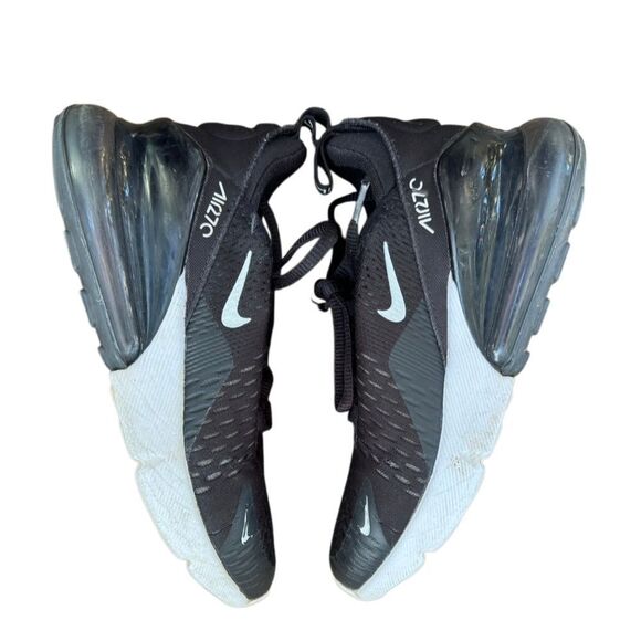 Nike Air Max 270 Women's Shoes in Black & White Size US 3.5Y - Picture 3 of 14